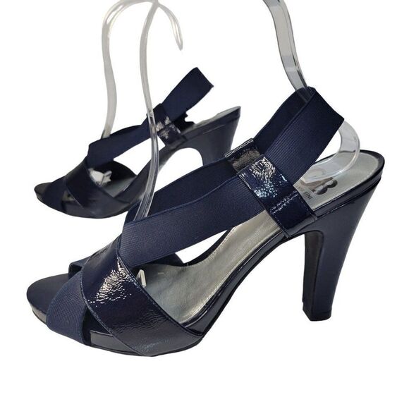 Gianni Bini Blue Strappy Heels (Size 8M) - Picture 3 of 8